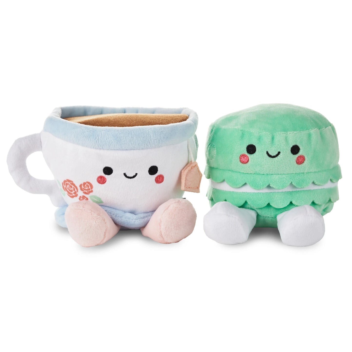 Hallmark Better Together Tea & Macaron Magnetic Plush Soft Toy Pair