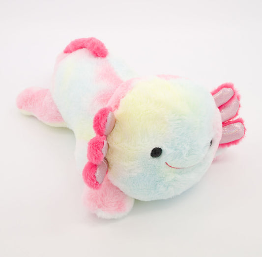 Smoochy Pals Multicoloured Axolotl Kawaii Plush Soft Toy
