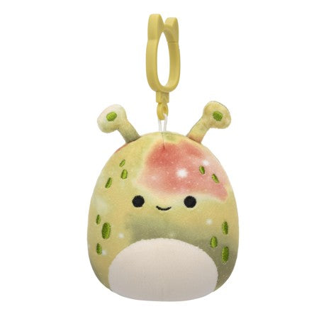 Squishmallows Hawk the Alien 3.5 Inch Clip On Keychain