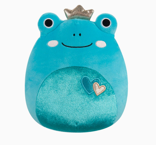 Squishmallows Valentines Ludwig the Teal Frog 7.5 Inch Plush Soft Toy