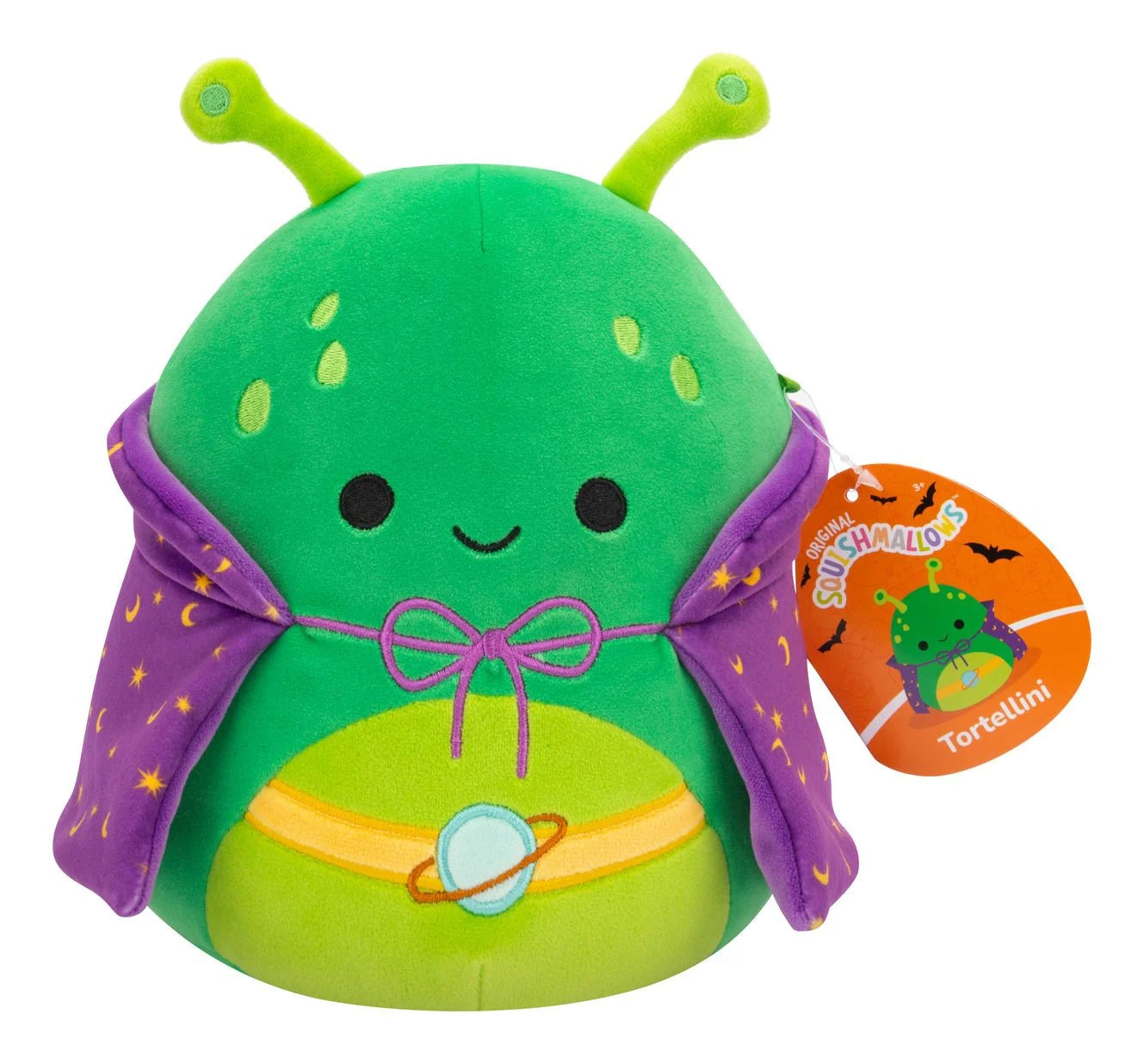 Squishmallows Tortellini the Alien 7.5 Inch Halloween Plush Soft Toy