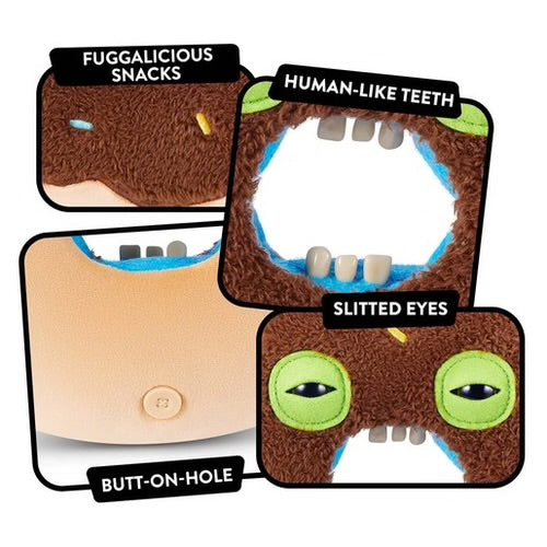 Fuggler Fuggalicious Funny Ugly Monster Plush Soft Toy Mystery Blind Bag (x1 Supplied)