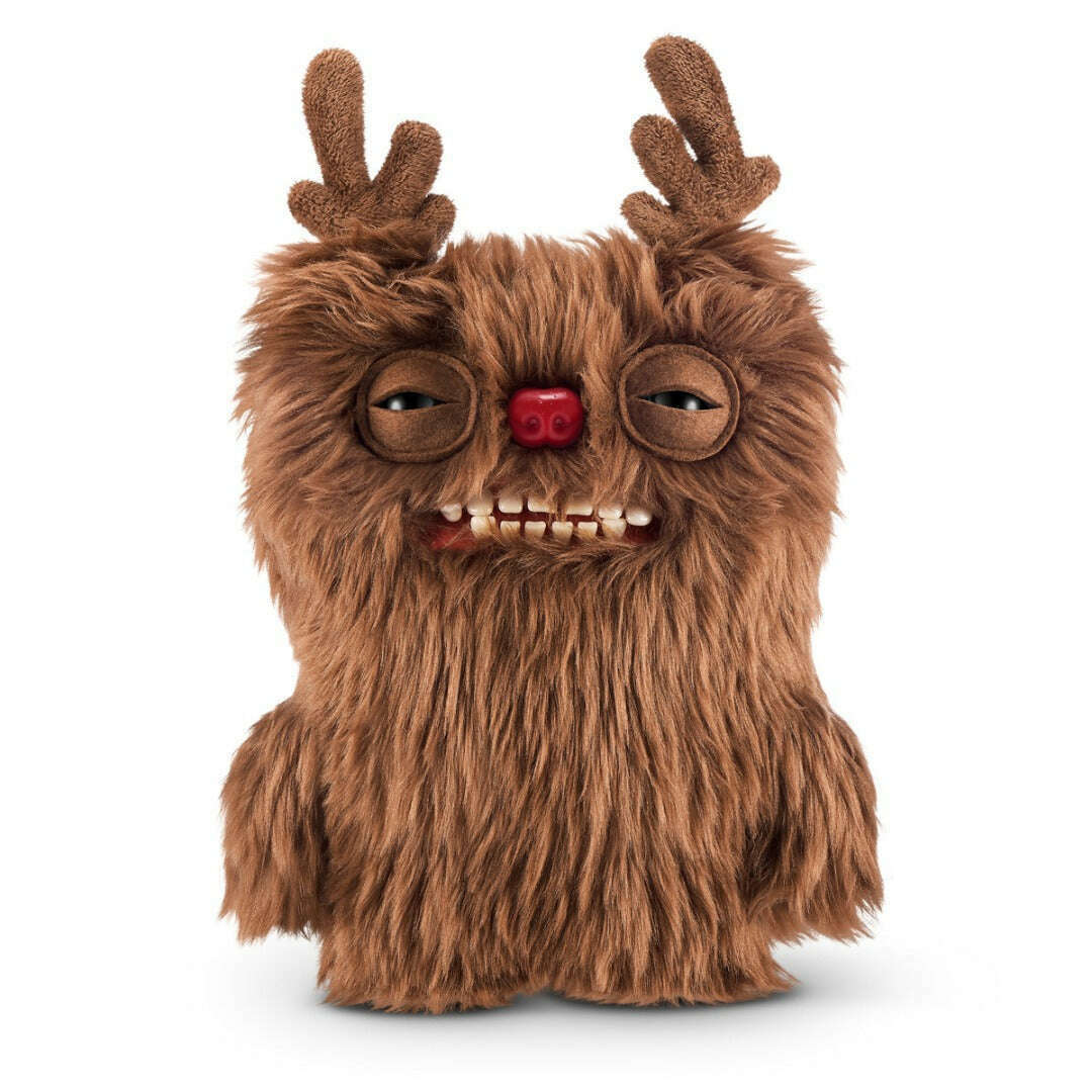 Fuggler Festive Fuggs Reindeer Funny Ugly Monster Plush Soft Toy (Approx 9 Inch)