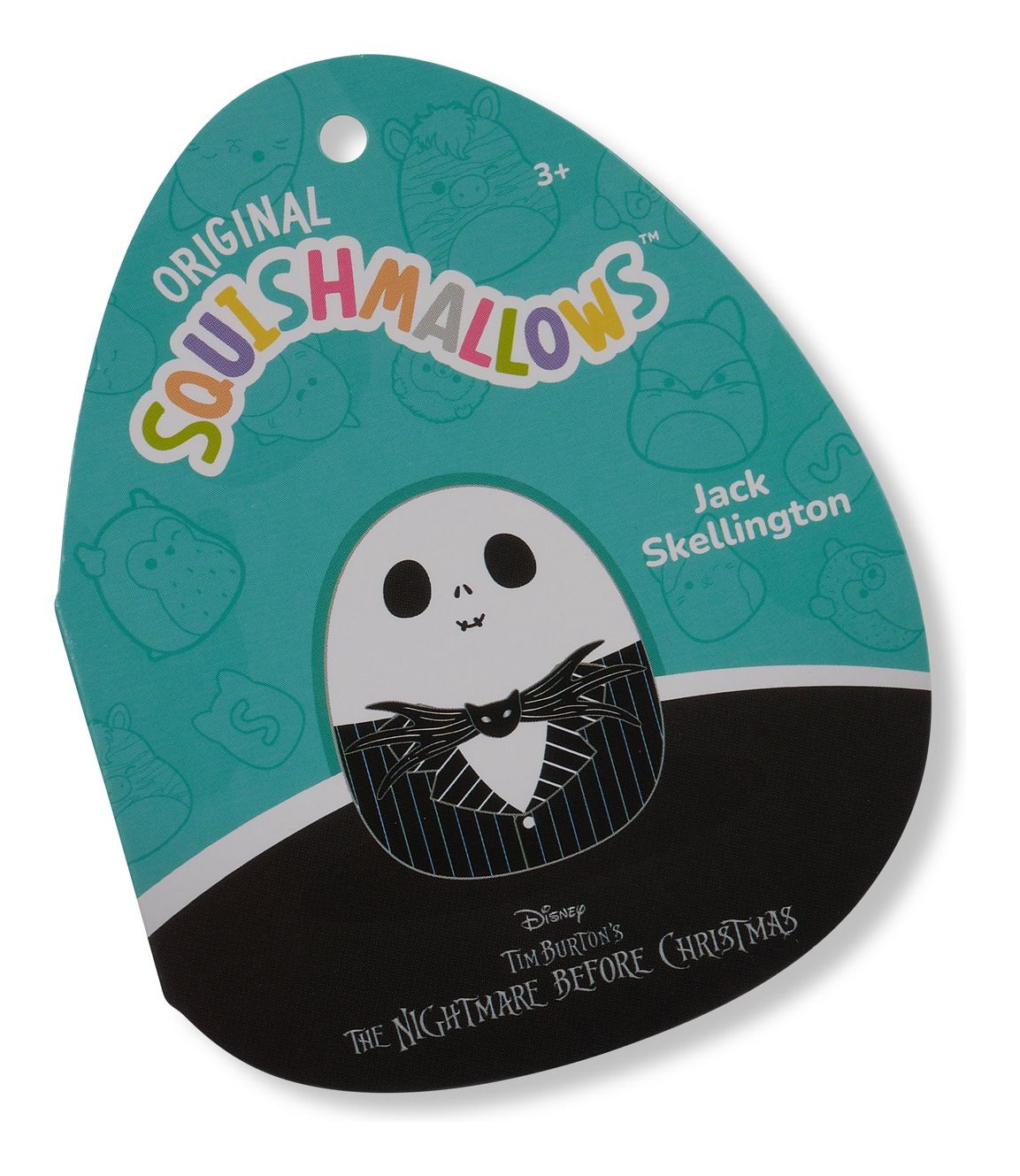 Squishmallows Nightmare Before Christmas Jack Skellington 8 Inch Plush Soft Toy