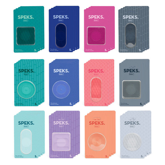 SPEKS Slabs Textured Silicone Sensory Sticker (x1 Supplied)