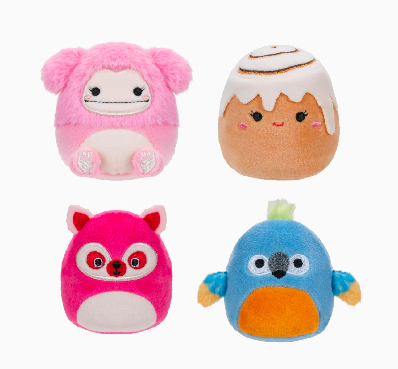 Micromallows by Original Squishmallows 4 Pack Mini 2.5 Inch Soft Plush Toys