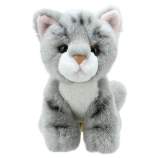 Wilberry Cat Grey Mini Plush Soft Toy 15cm
