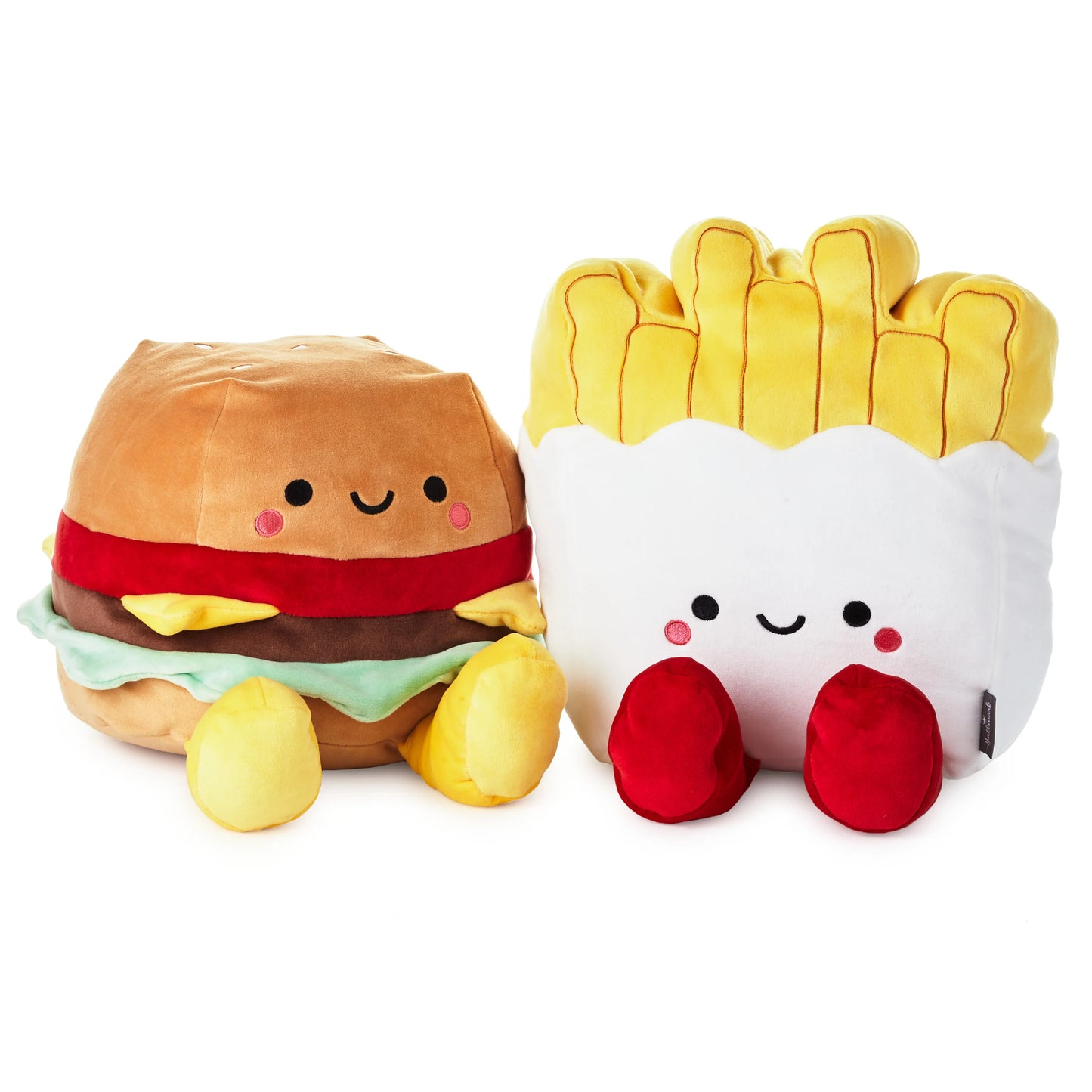 Hallmark Better Together Jumbo Burger and Fries Magnetic Plush Soft Toys
