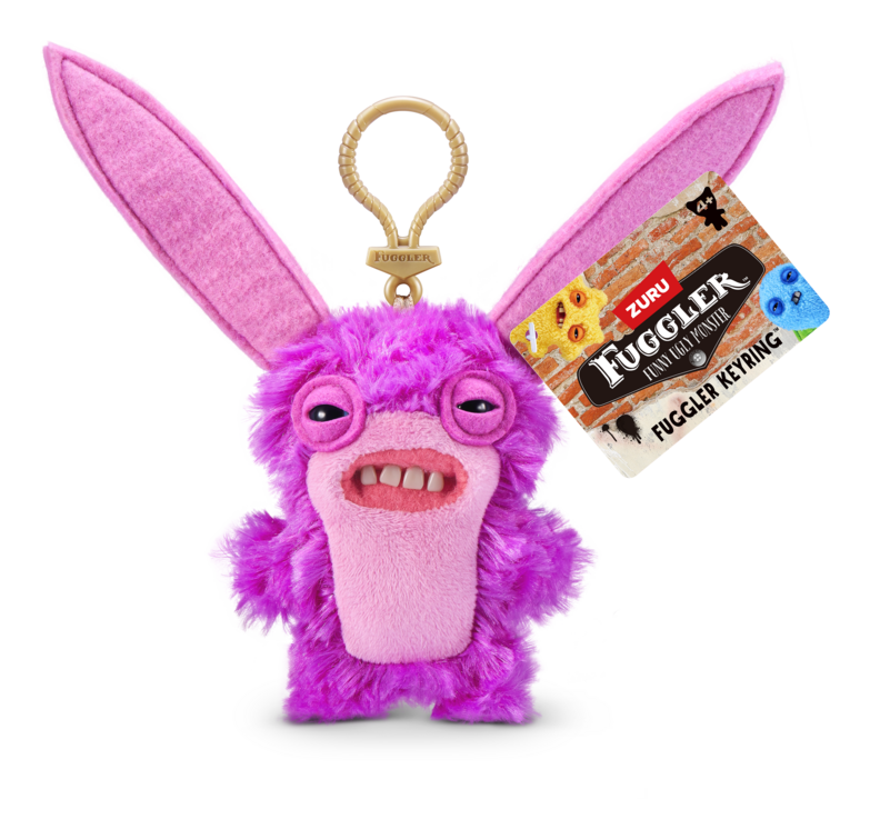 Fuggler Keyring Bag Charm Lord Long Ears Funny Ugly Monster Plush Soft Toy (Approx 5 Inch)