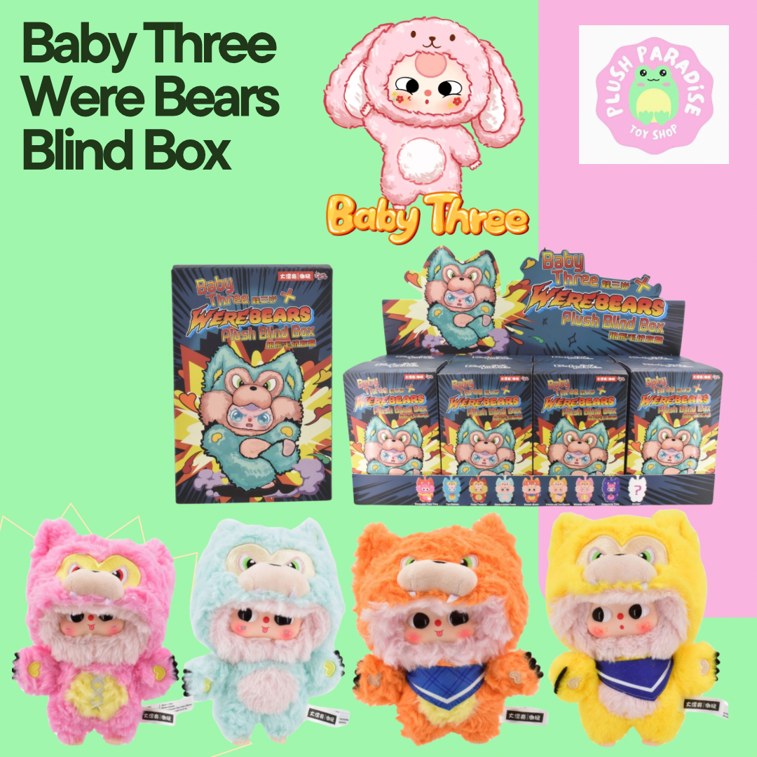 Baby Three X WereBears Plush Blind Box (x1 Supplied)