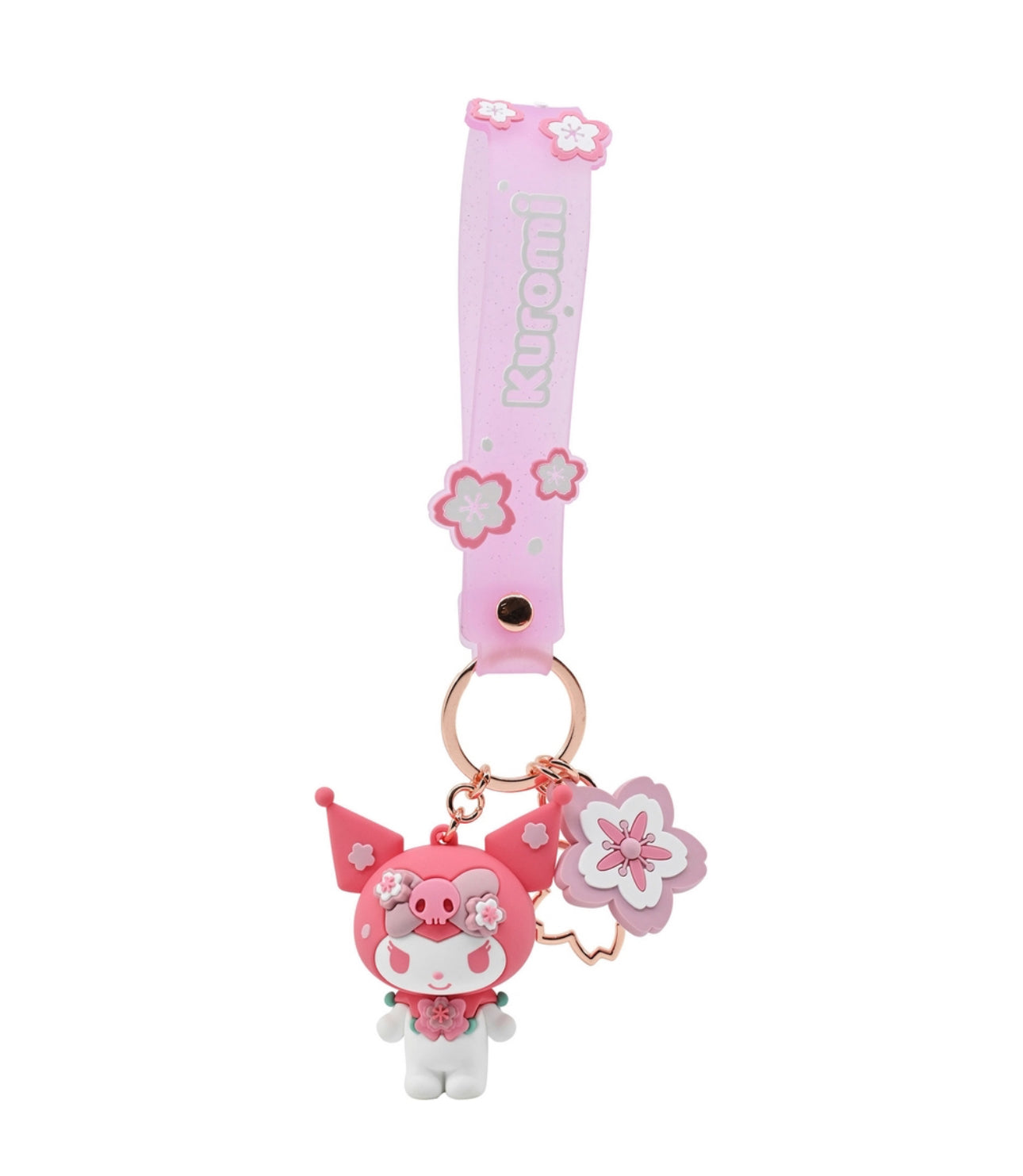 Hello Kitty and Friends Sakura Series Keychains with Hand Strap