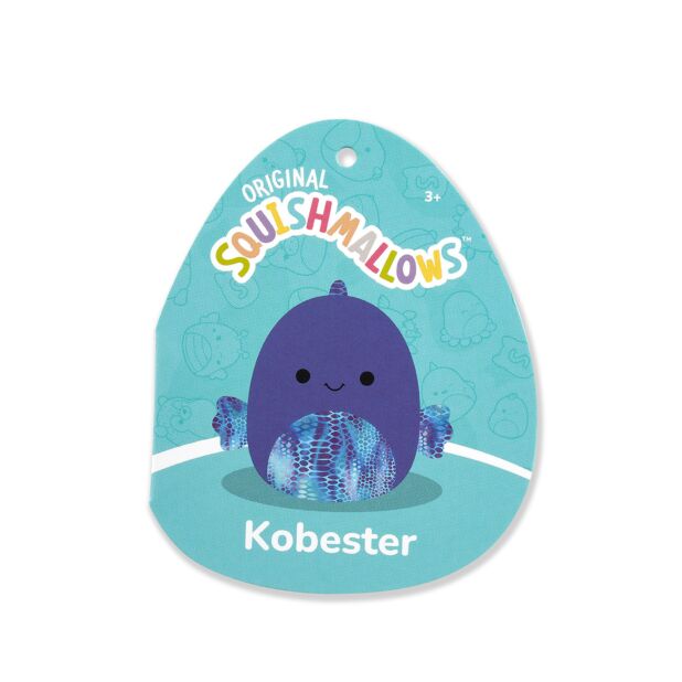 Squishmallows Kobester The Blue Betta Fish 7.5 Inch Plush Soft Toy