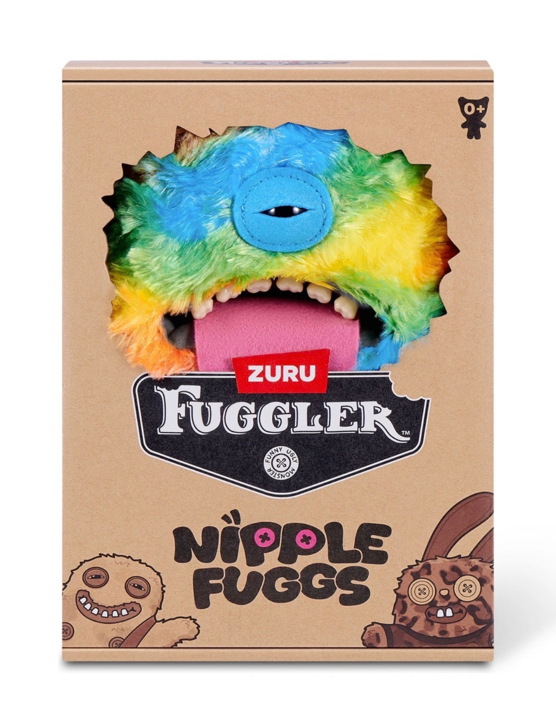 Fuggler Nipple Fuggs Oogah Boogah Funny Ugly Monster Plush Soft Toy (Approx 9 Inch)