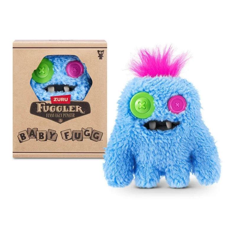 Fuggler Baby Fugg Sasquoosh Funny Ugly Monster Plush Soft Toy (Approx 3.5 Inch)
