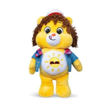 Care Bears x Stranger Things - Funshine Bear as Dustin 22cm Plush Soft Toy