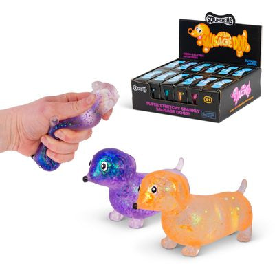 Scrunchems Sugar Sausage Dog Fidget Toy – 1 Supplied
