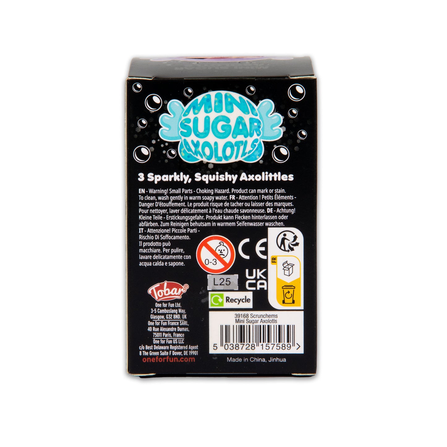 Scrunchems Mini Sugar Axolotls Fidget Toys (3 Pack)