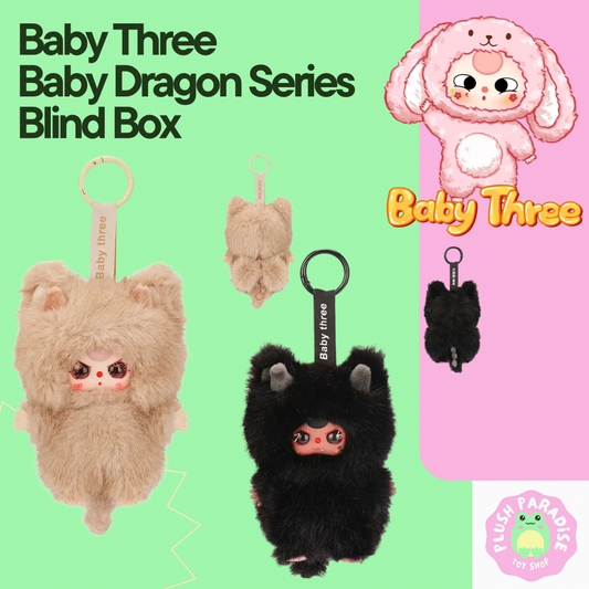 Baby Three - Baby Dragon Series Plush Blind Box (x1 Supplied)
