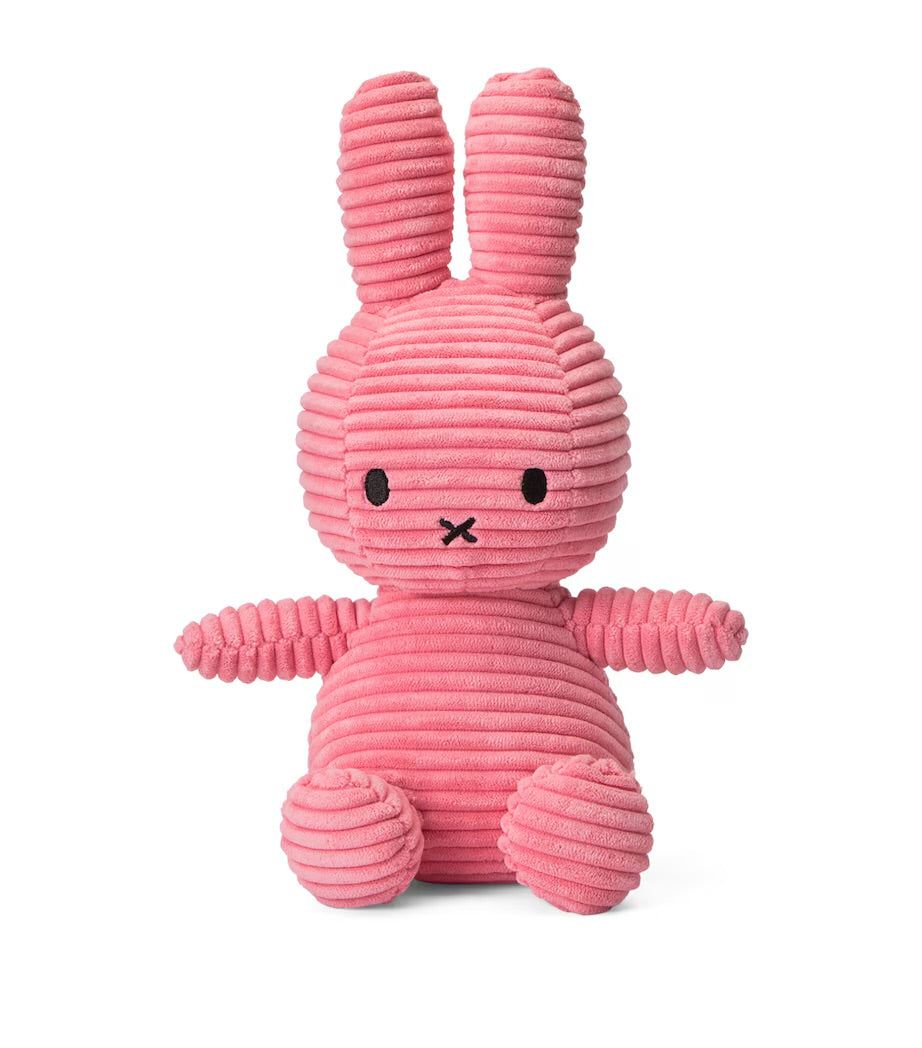 Miffy Corduroy Bubblegum Pink 23cm Plush Soft Toy