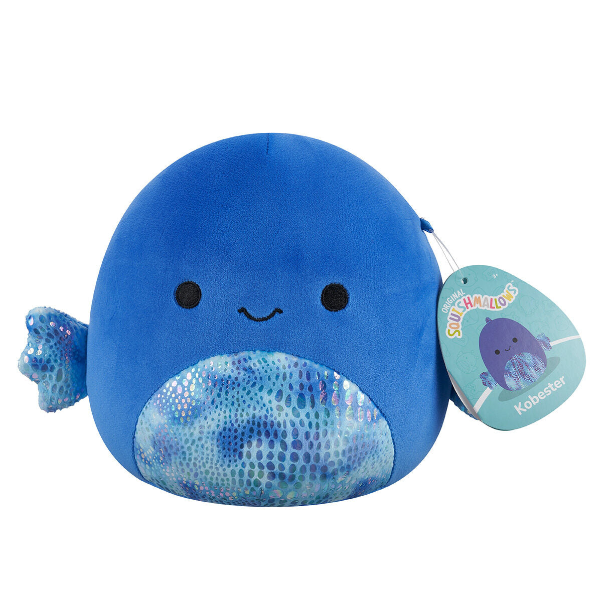 Squishmallows Kobester The Blue Betta Fish 7.5 Inch Plush Soft Toy