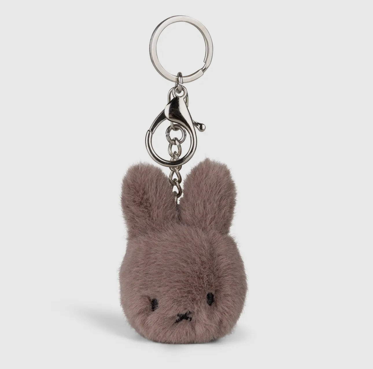 Miffy Fuzzy Eco Keyring Taupe 8cm