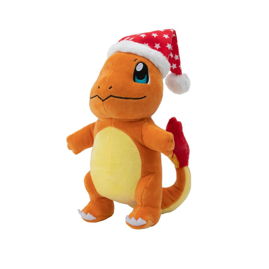 Pokémon Holiday Charmander With Santa Hat 8 Inch Plush Soft Toy