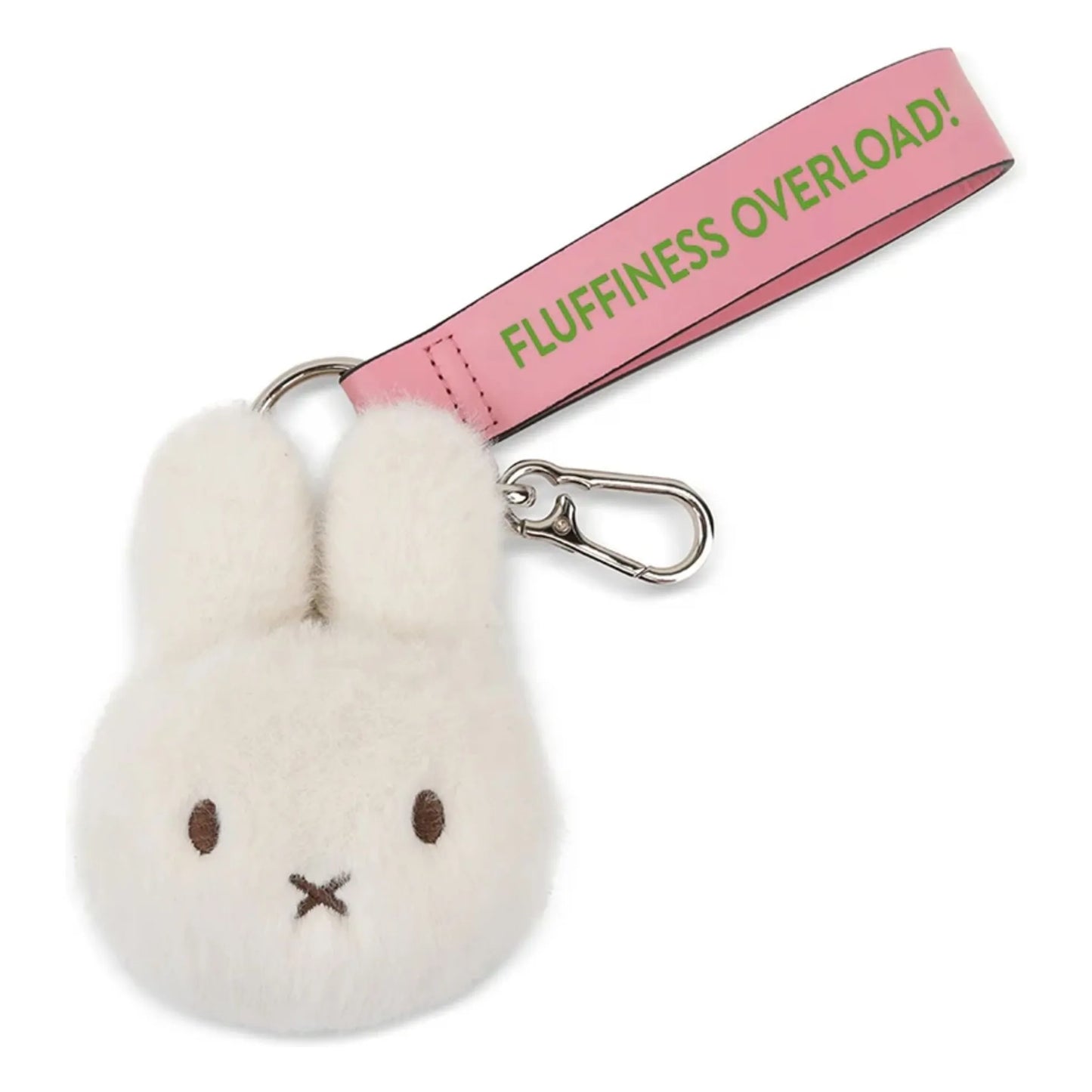 Miffy ECO Fuzzy Cream Bag Charm 11cm