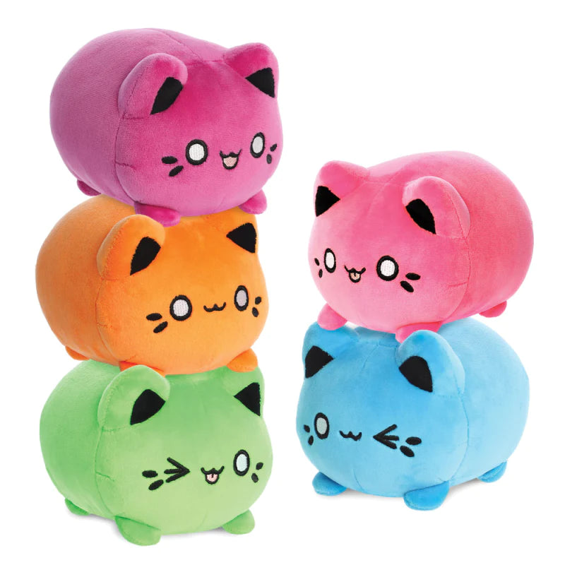 Tasty Peach Vivid Pink Meowchi Mini Kawaii Plush Soft Toy 3.5 Inch (x1 supplied)