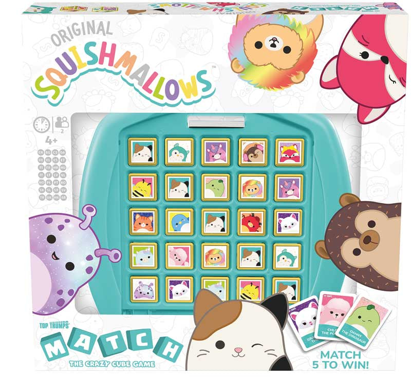 Squishmallows Top Trumps Match - The Crazy Cube Game