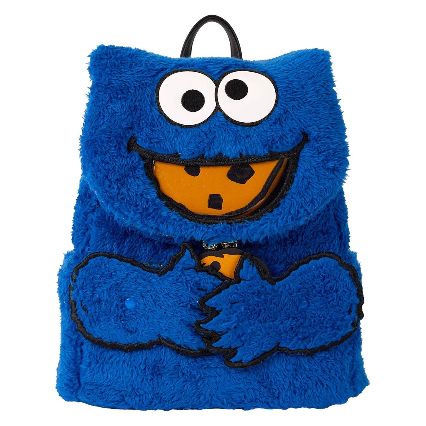 Loungefly Sesame Street Cookie Monster Plush Mini Backpack