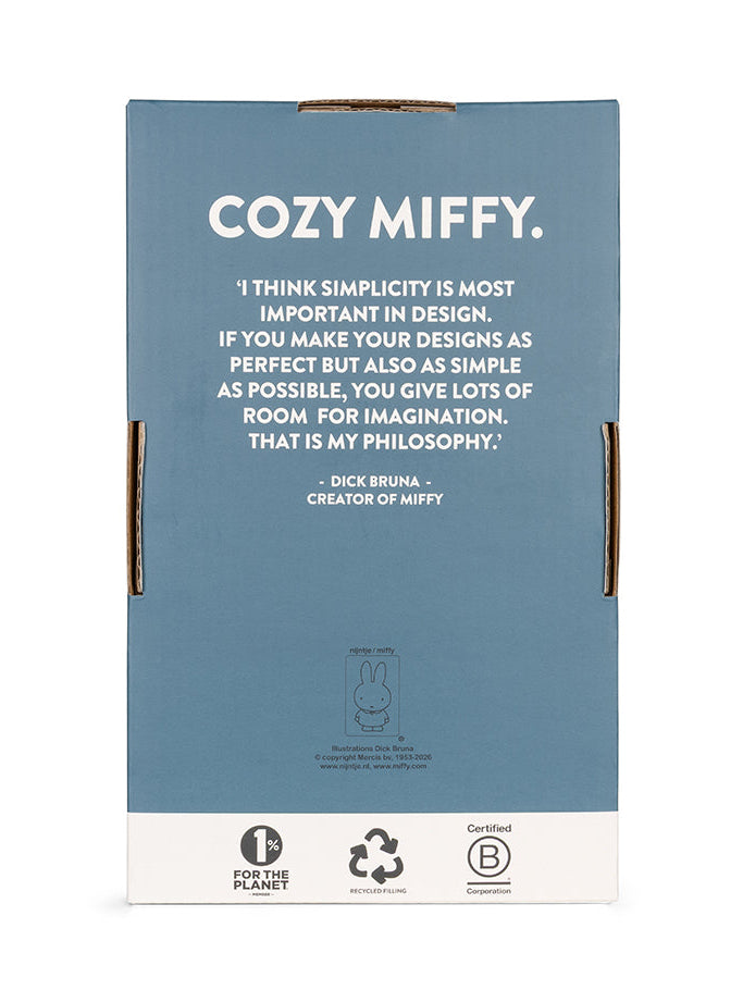 Miffy Cozy Taupe Plush Soft Toy in Gift Box 23cm