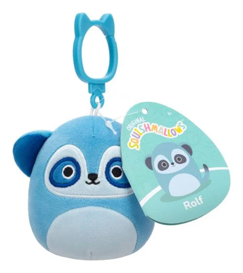 Squishmallows Rolf the Meerkat 3.5 Inch Clip On Keychain