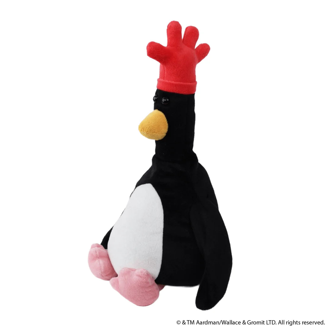 Warmies Wallace and Gromit - Feathers McGraw Cosy Weighted Plush to Ease Anxiety & Promote Calm