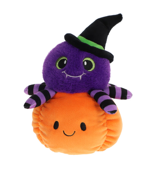 Keel Toys Keeleco Halloween Spider Pumpkin Small Plush Soft Toy 14cm