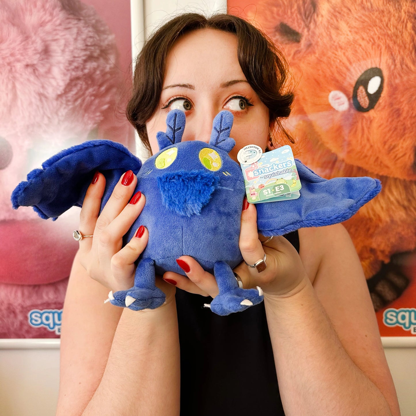 Squishable Alter Egos Series: 21 Blue Mothman Snacker Plush Soft Toy