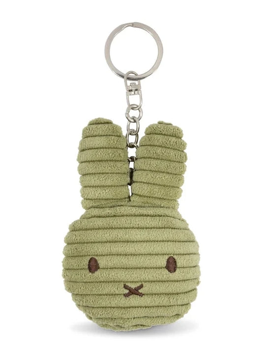 Miffy Corduroy Olive Green Keyring 10cm