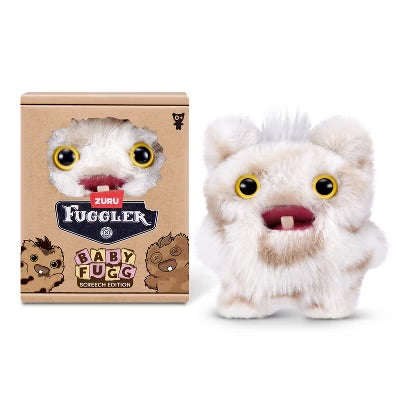 Fuggler Baby Fugg White & Grey Screech Edition 3.5 Inch Plush Soft Toy