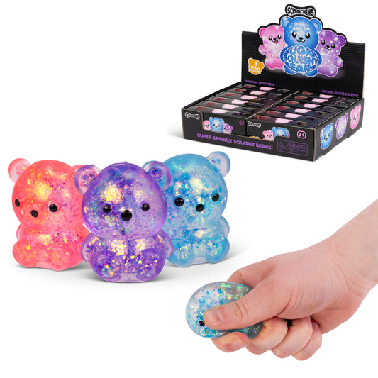 Scrunchems Mini Sugar Diddy Bears Fidget Toys (3 Pack)