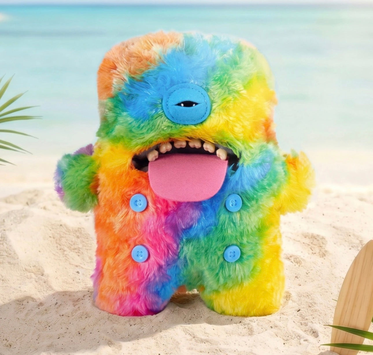 Fuggler Nipple Fuggs Oogah Boogah Funny Ugly Monster Plush Soft Toy (Approx 9 Inch)