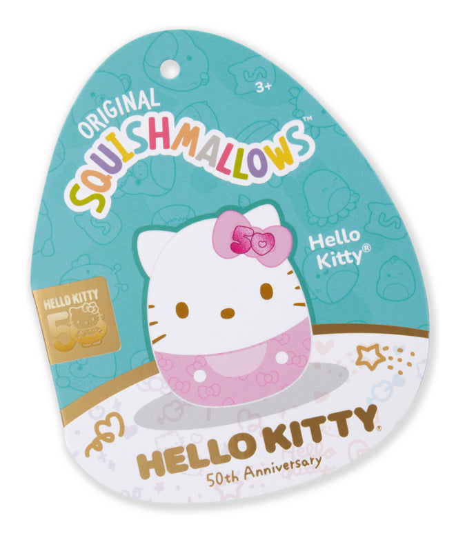 Squishmallows Hello Kitty 50th Anniversary 8 Inch Plush Soft Toy