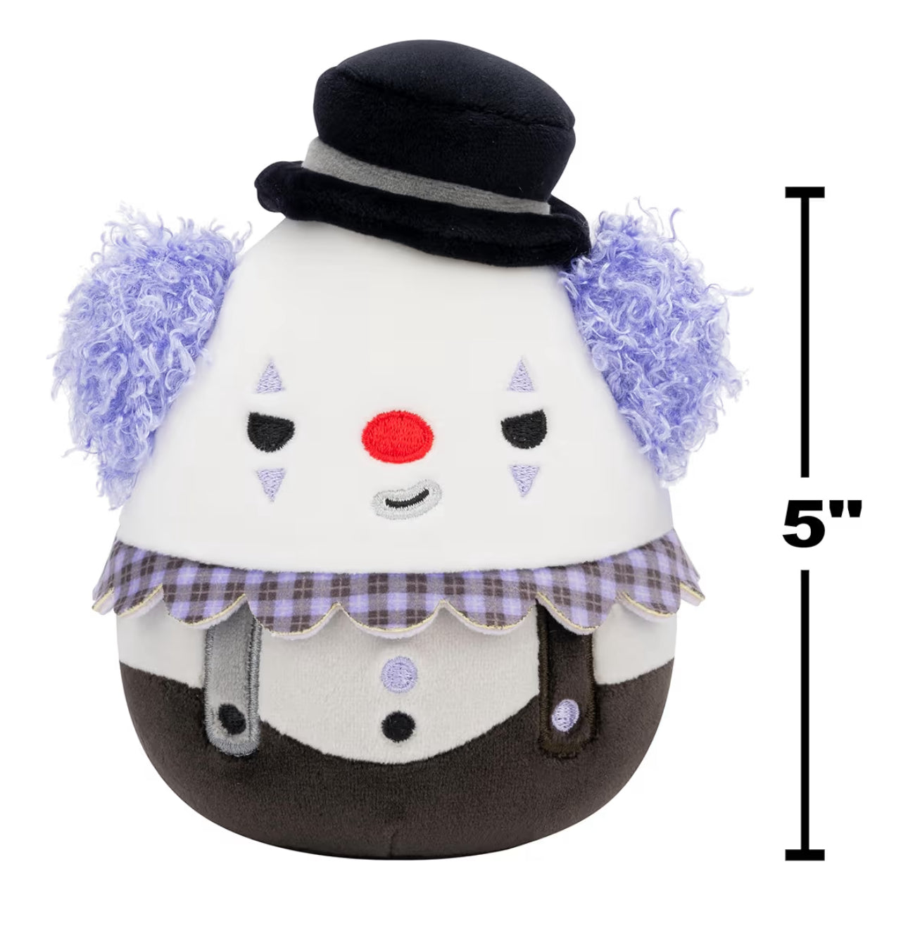 Squishmallows Ms. K the Clown 5 Inch Halloween Small Plush Soft Toy