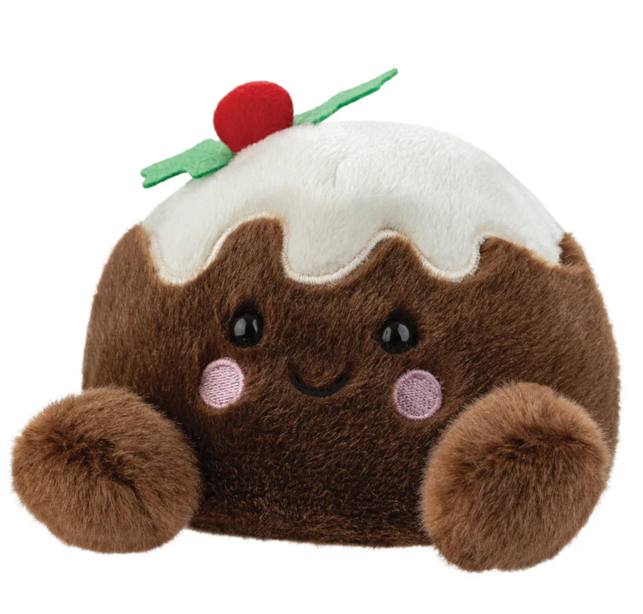 Palm Pals Carol Christmas Pudding Christmas Soft Toy 5 Inch