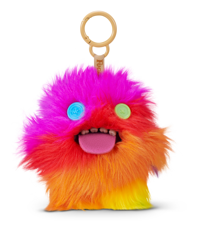 Fuggler Oogah Boogah Keyring Bag Charm Funny Ugly Monster Plush Soft Toy Approx 5 Inch Series 6 (x1 Supplied)