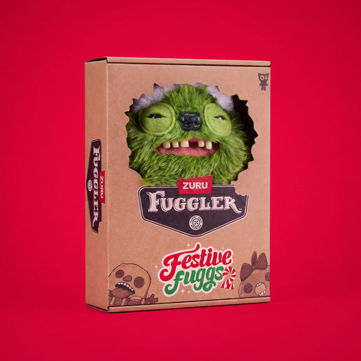 Fuggler Festive Fuggs Series 2 Sasquinch Funny Ugly Monster Plush Soft Toy (Approx 9 Inch)