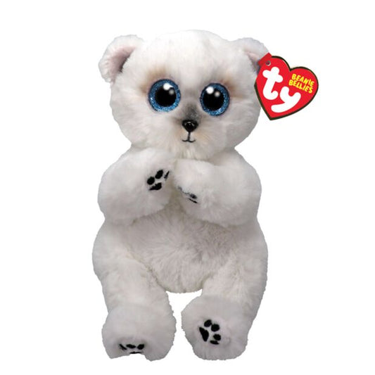 Ty Beanie Bellies Wuzzy Polar Bear 6 Inch Plush Soft Toy