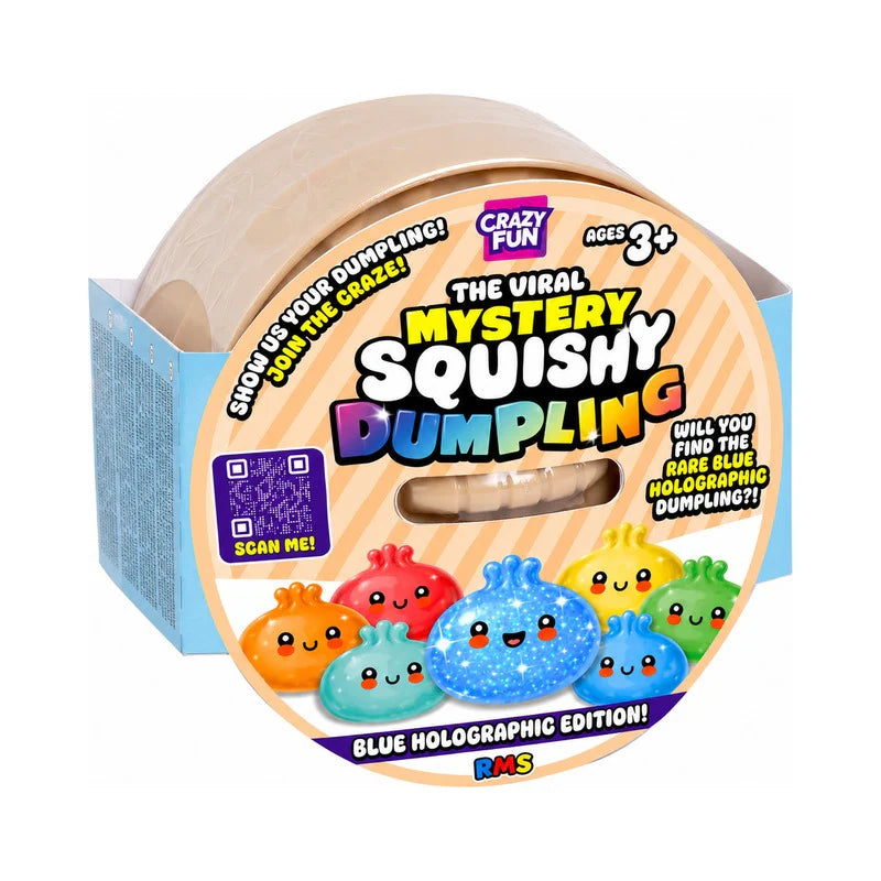 RMS Mystery Squishy Dumpling Blue Holographic Edition (x1 Supplied)