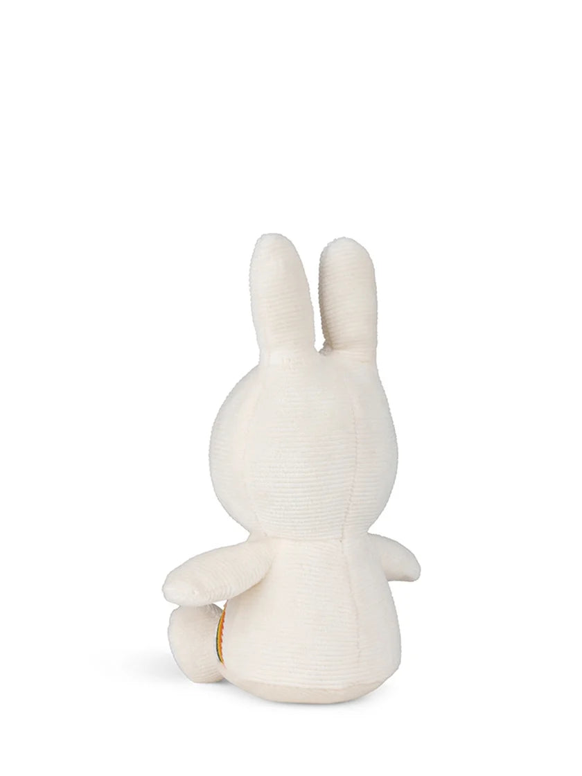 Miffy Corduroy White with Rainbow 18cm Plush Soft Toy