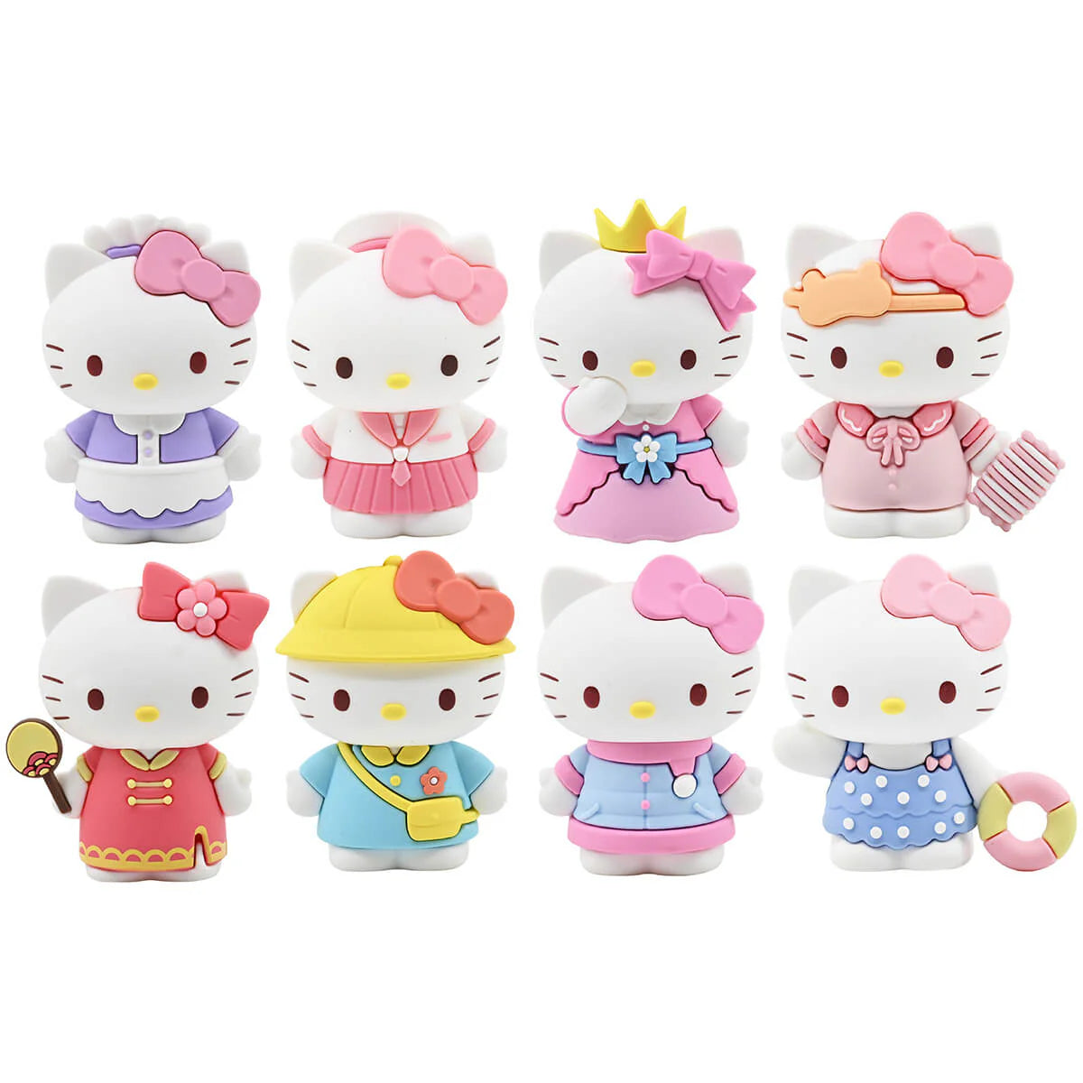 Hello Kitty Dress Up Series Doll Figurine 7cm Surprise Blind Box (x1 Supplied)