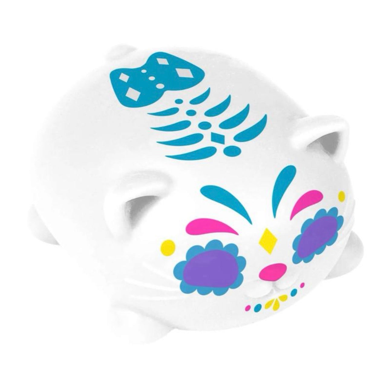 Needoh Sugar Skull Cats Sensory Fidget Toy (x1 Supplied)
