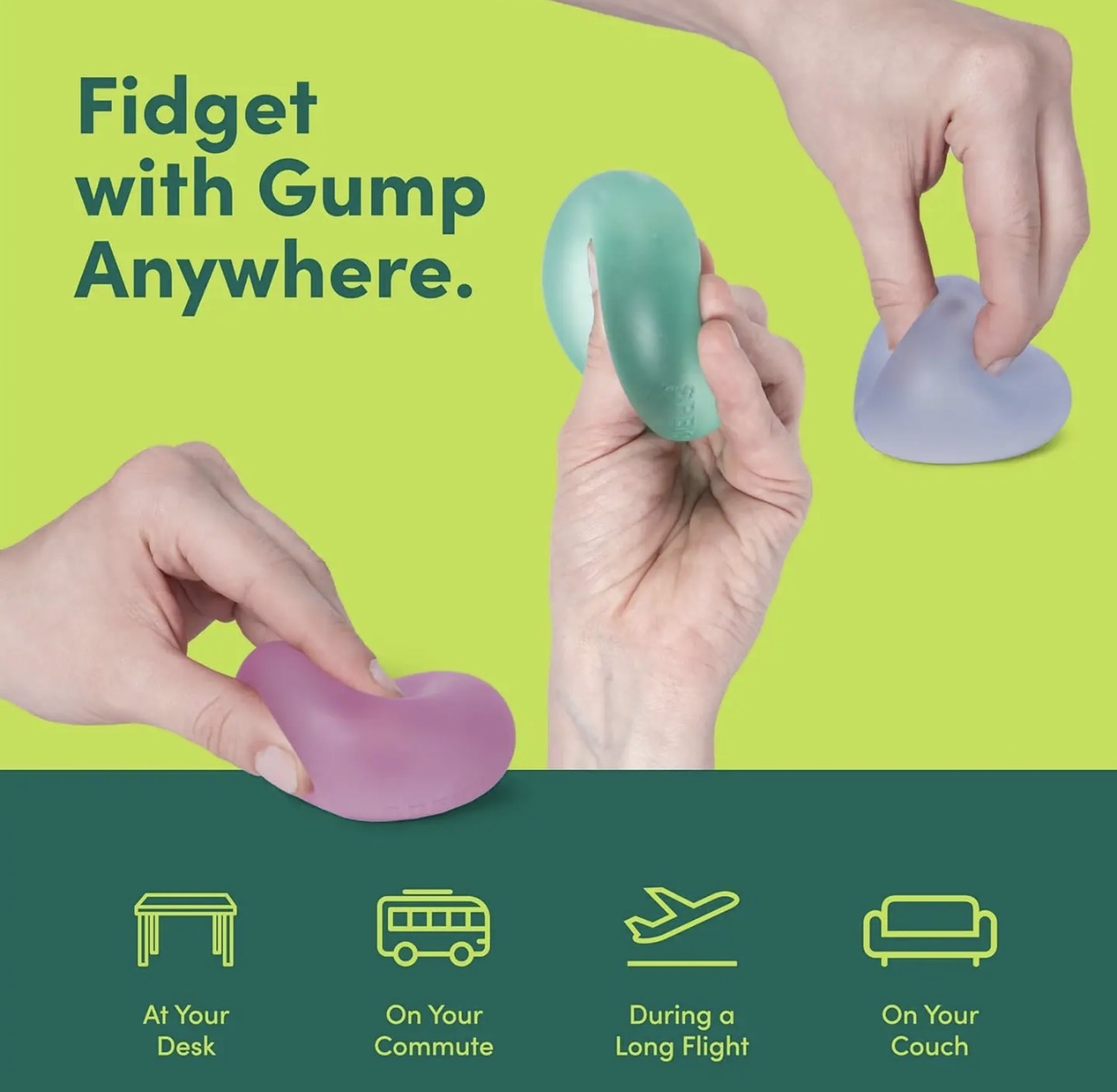 SPEKS Gump Original The Memory Gel Stress Ball - 6cm (x1 Supplied)